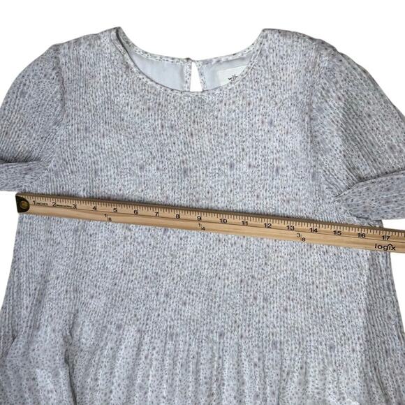 Aritzia Wilfred Daydreamer Pleated Chiffon Mini Dress - Picture 7 of 9